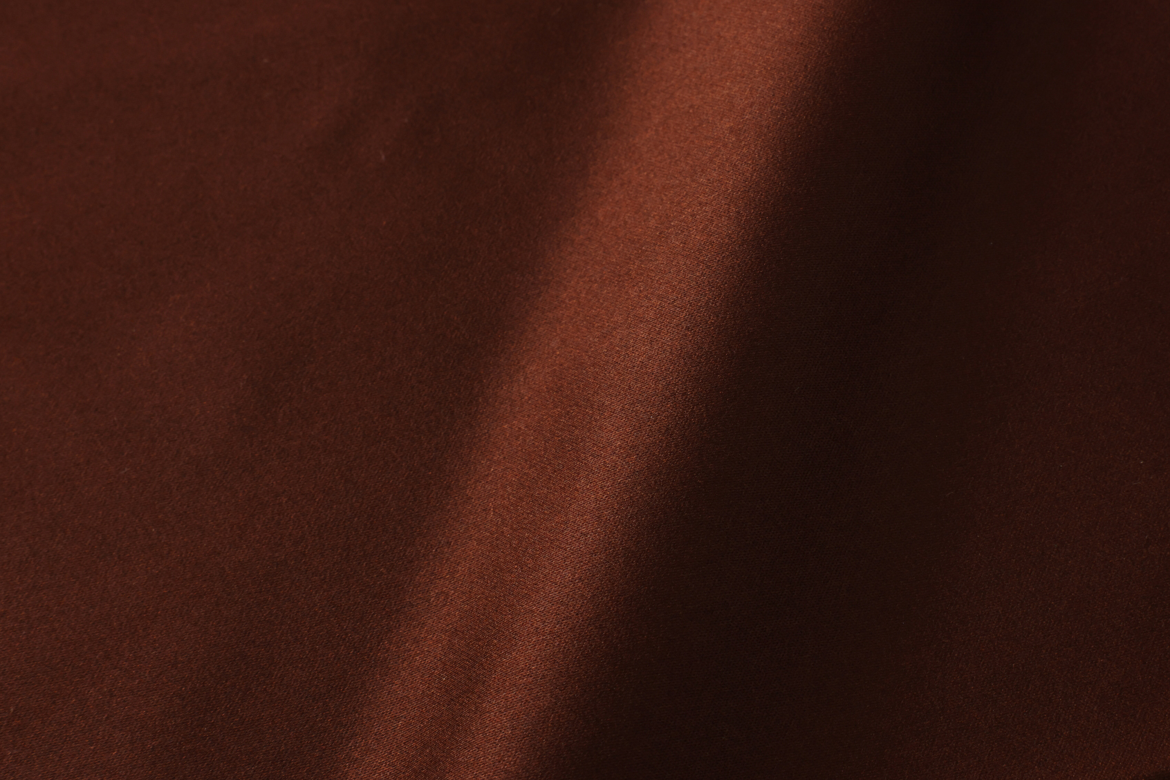 布 茶色 裏地光沢あり