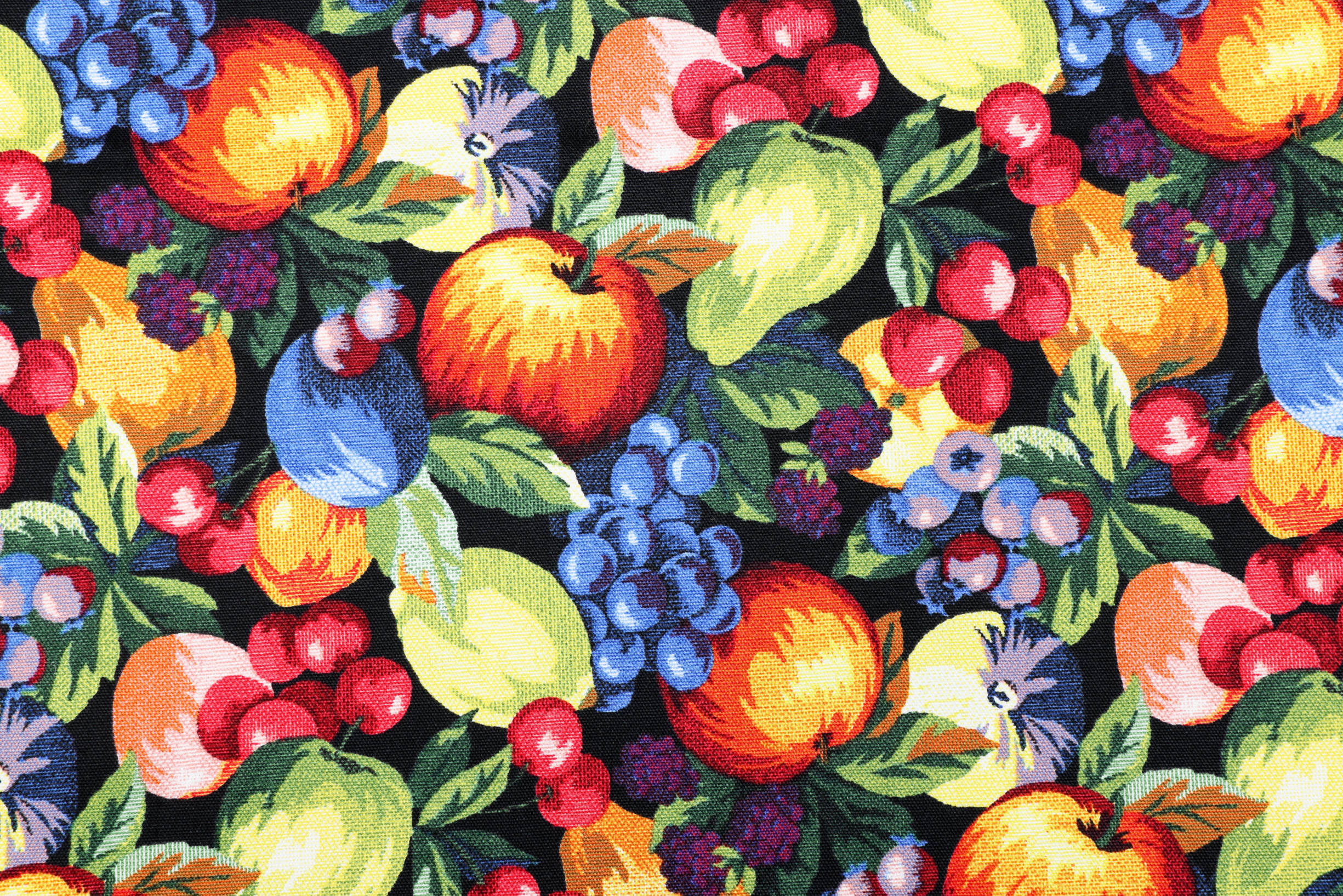 布 フルーツ柄 コットン